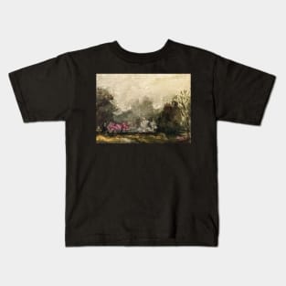 Foggy Day Dogwoods Kids T-Shirt